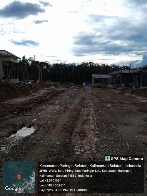 foto posisi tengah perumahan PERUMAHAN ANUGRAH BISMILLAH PGRI BALANGAN REGENCY