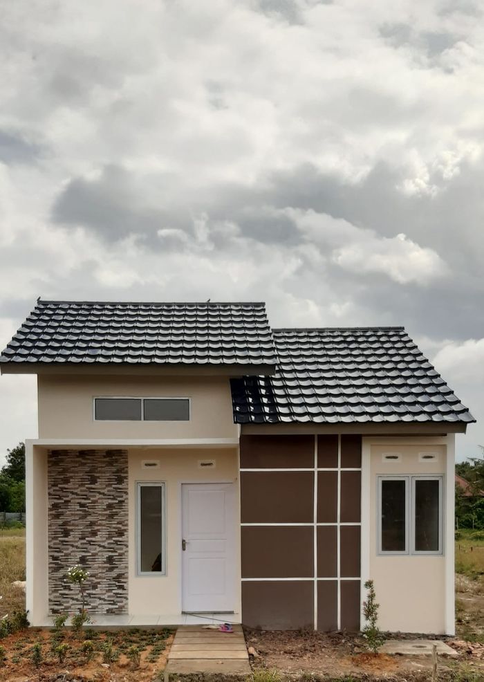 foto tampak rumah tipe 36 m² / 84 m² perumahan Pelita Land