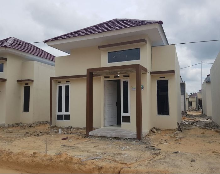 foto tampak rumah tipe T36 - 177 perumahan BUKIT SAMPURAGA BARU 2