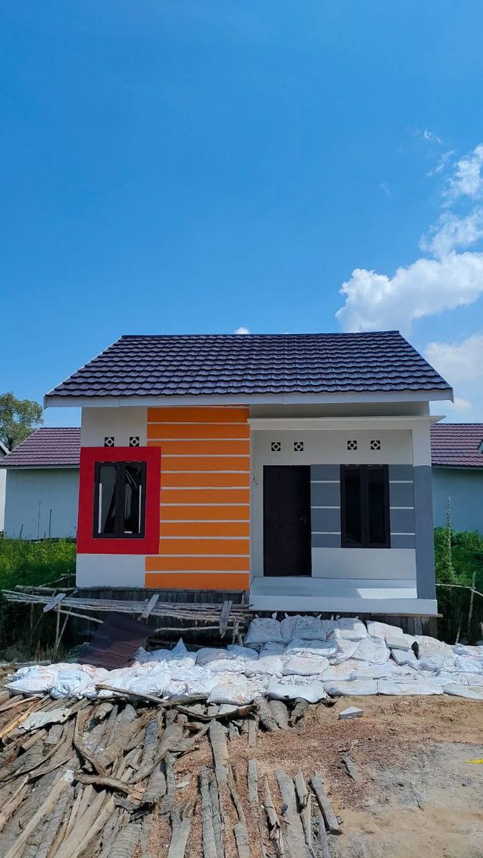 foto tampak rumah tipe Pesona Premium 4 perumahan PESONA BERLIAN