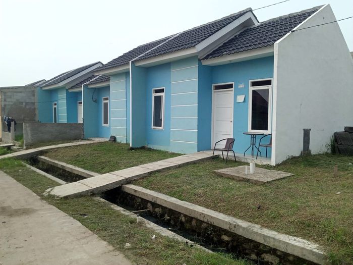 foto tampak rumah tipe 27 SUBSIDI 2023 perumahan GRIYA SUTERA BALARAJA TAHAP 3