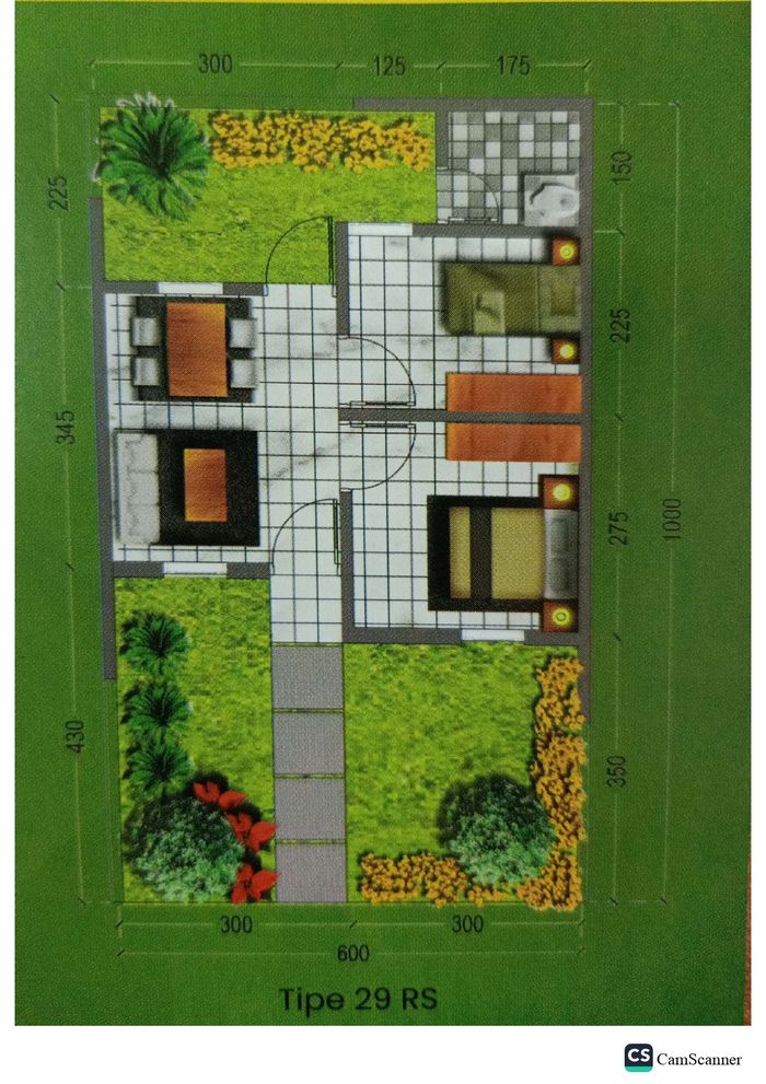 foto denah rumah tipe 29 perumahan GRIYA SUTERA BALARAJA TAHAP 3