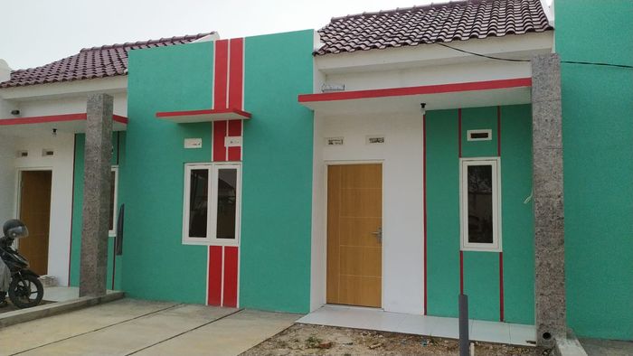 foto tampak rumah tipe 30 perumahan Green Harmoni Dadirejo Tahap 2
