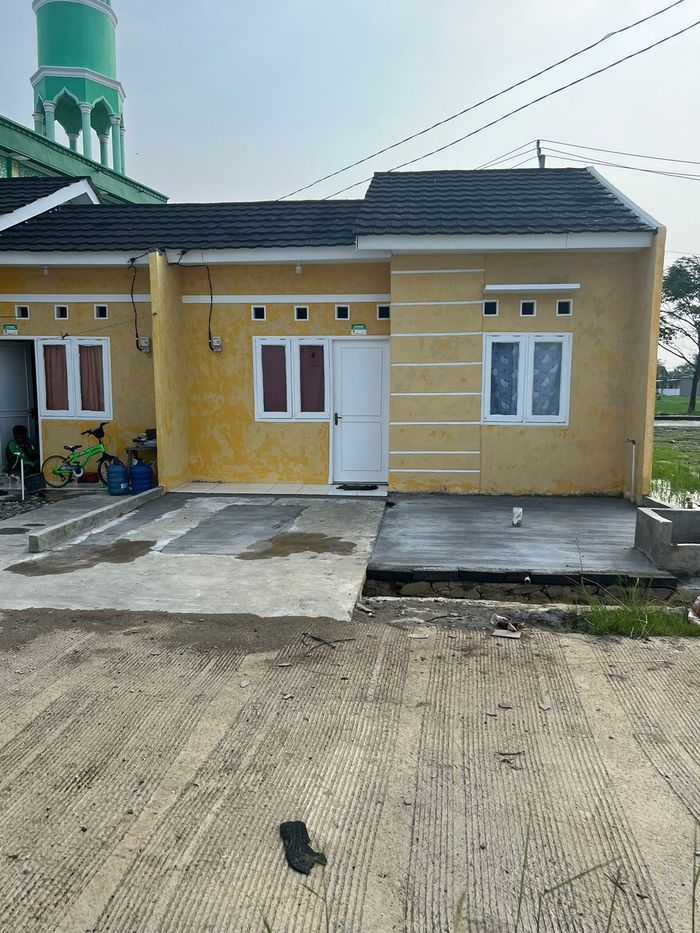 foto tampak rumah tipe 29/60 perumahan PESONA GARDEN MUKTIWARI 2
