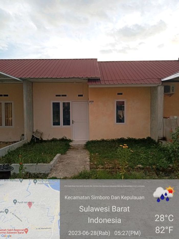 foto tampak rumah tipe 36/72 perumahan GRAHA NUSA 5 TAHAP 3
