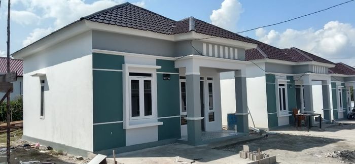 foto tampak rumah tipe 36 Subsidi perumahan SENGKUANG GOLDEN CITY