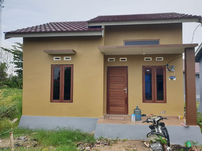 foto tampak rumah tipe 2023 perumahan RIVALDI SUKAMAJU RESIDENCE 2