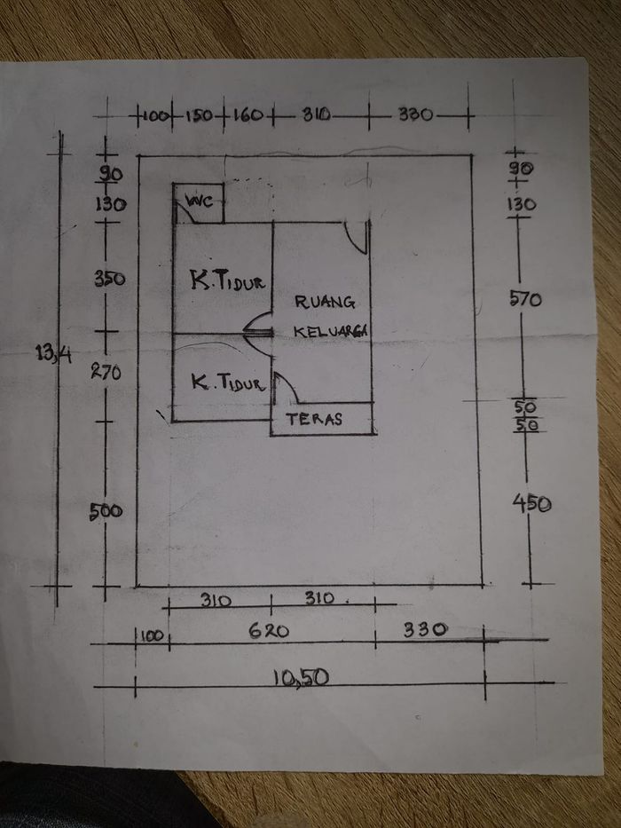 foto denah rumah tipe 2023 perumahan RIVALDI SUKAMAJU RESIDENCE 2