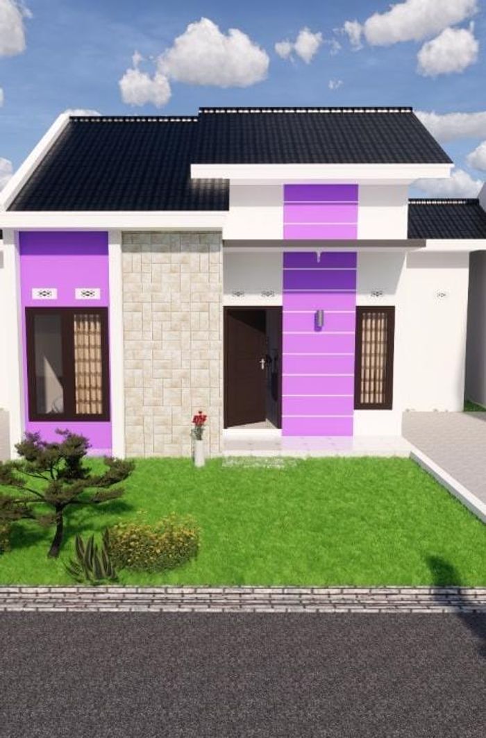 foto tampak rumah tipe 36 perumahan CERIA ABADI 3