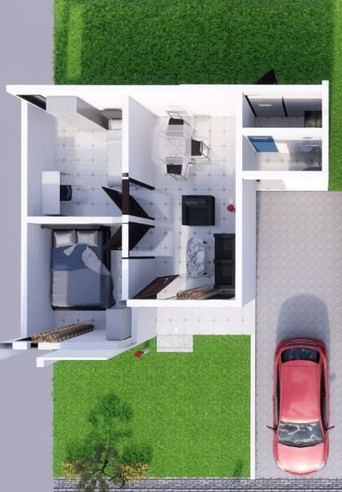 foto denah rumah tipe 36 perumahan CERIA ABADI 3