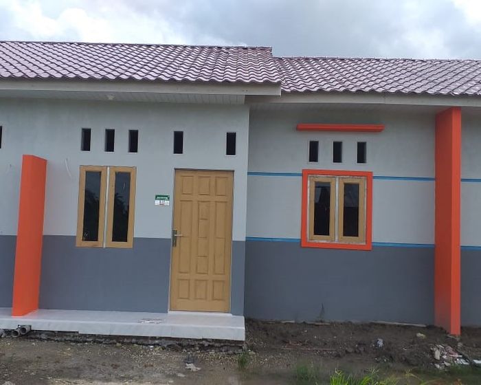 foto tampak rumah tipe 36 subsidi perumahan BUMI AYU LESTARI TAHAP 2