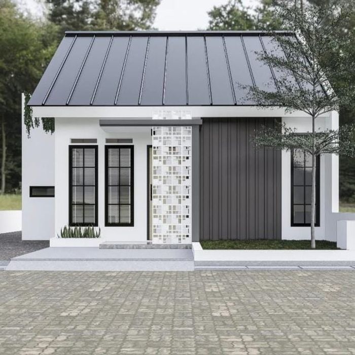 foto tampak rumah tipe 36 perumahan Ridan Asri