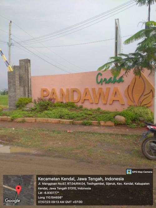 foto gerbang perumahan GRAHA PANDAWA TAHAP 2