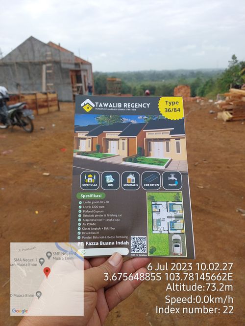 foto gerbang perumahan TAWALIB REGENCY