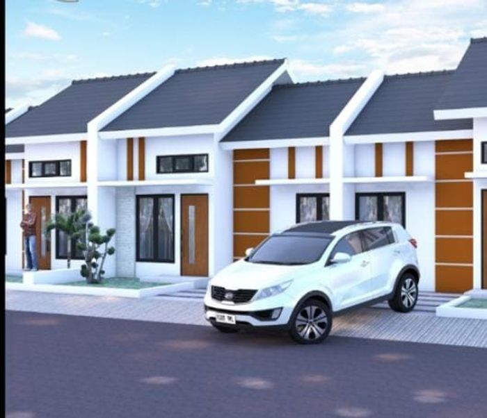 foto tampak rumah tipe subsidi 30/72 perumahan Sakinah Village Kertasinduyasa