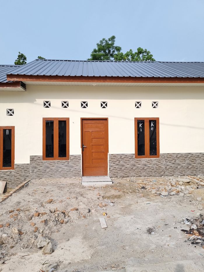 foto tampak rumah tipe 36 perumahan Asido Dame Residence
