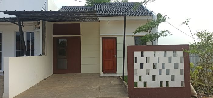 foto tampak rumah tipe 30/60 perumahan FATMA RESIDENCE