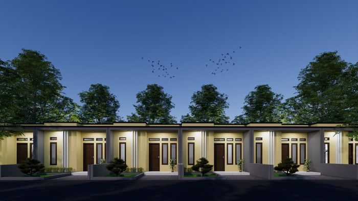 foto tampak rumah tipe 36 Subsidi 2023 perumahan GRIYA DAFISTA 5