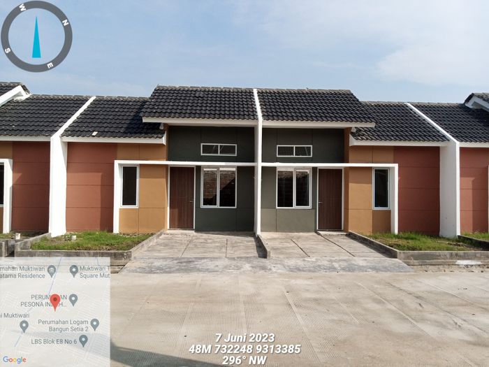foto tampak rumah tipe FLPP 27/60 NEW perumahan PURI HARMONI MUKTIWARI TAHAP 3