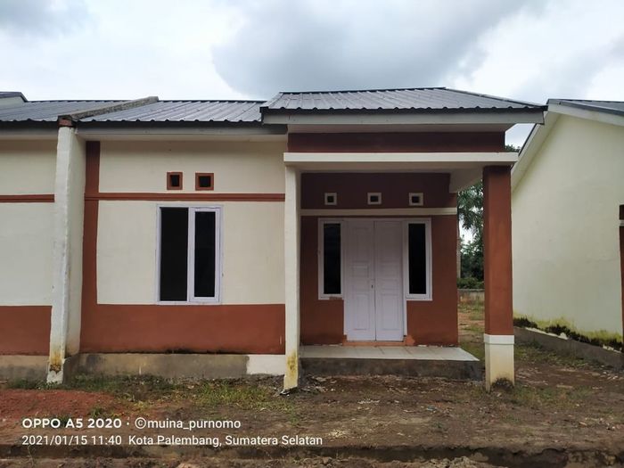foto tampak rumah tipe 36 Harga 2023 perumahan Zamrud Estate
