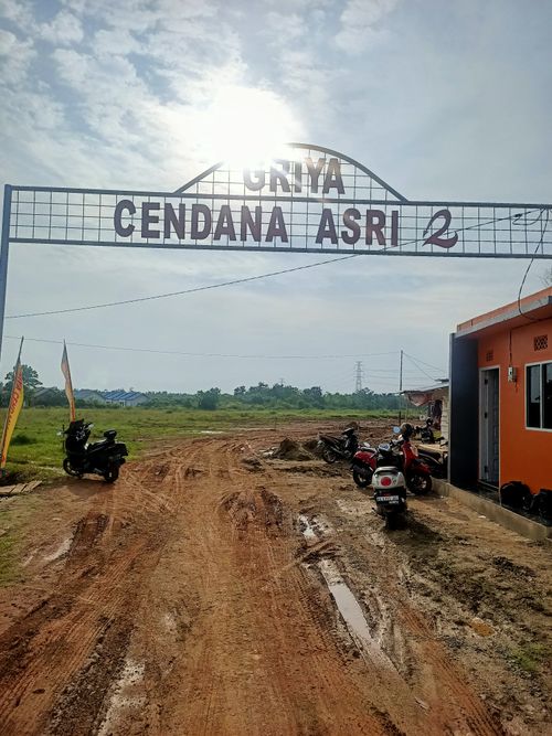 foto gerbang perumahan Griya Cendana Asri 2