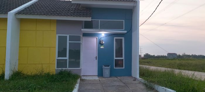 foto tampak rumah tipe C3 perumahan Puri harmoni indah