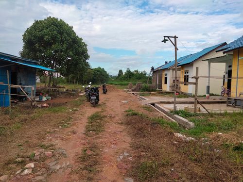 foto posisi tengah perumahan Garden Mas 9 Tahap 2