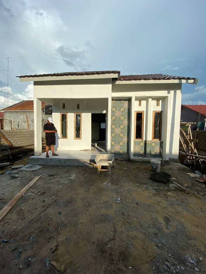 foto tampak rumah tipe 36 TERBARU perumahan KOMPLEK WARGA INDAH VIII Jalur 4