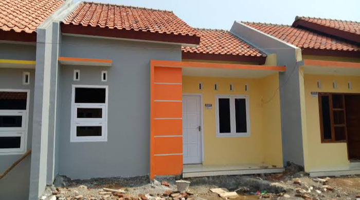 foto tampak rumah tipe 30 baru perumahan Bumi pekuncen Asri Wiradesa 2