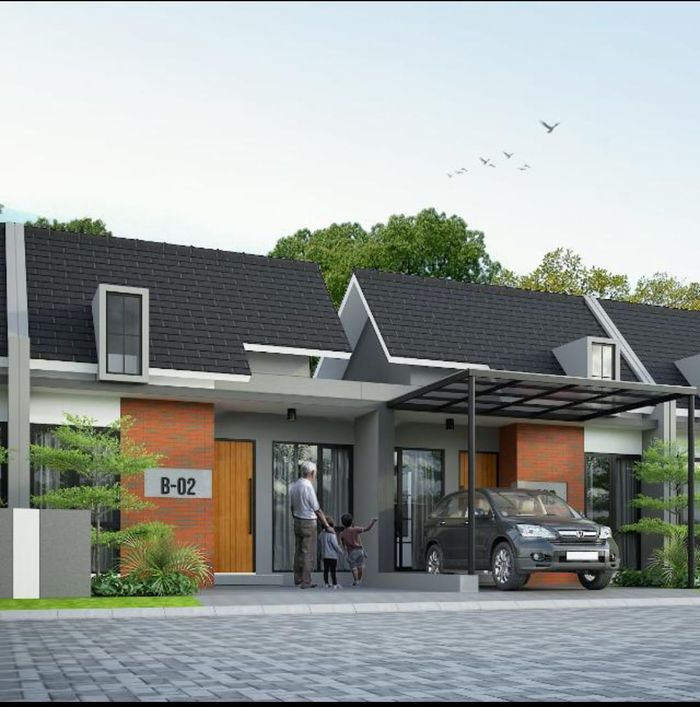 foto tampak rumah tipe SUBSIDI 30/60 perumahan TAKTAKAN HILLS VIEW 1