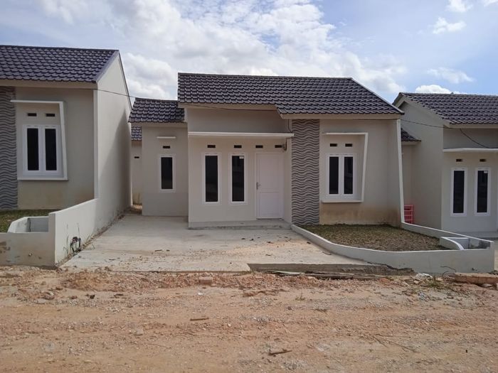 foto tampak rumah tipe 36 SUBSIDI 2023 perumahan BUKIT PERMATA ASRI TAHAP 3