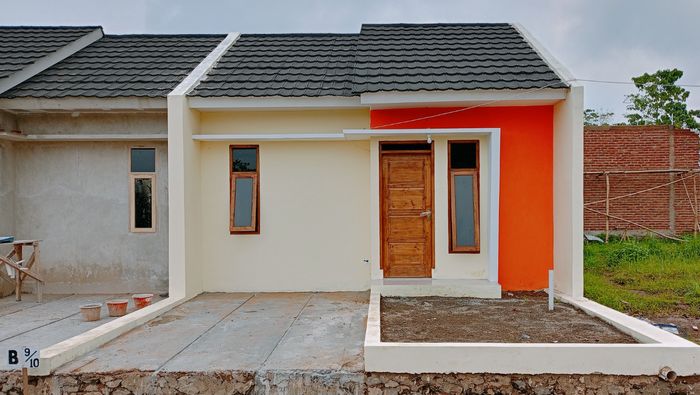 foto tampak rumah tipe Subsidi 30/63 perumahan Darangdan Permai Residence