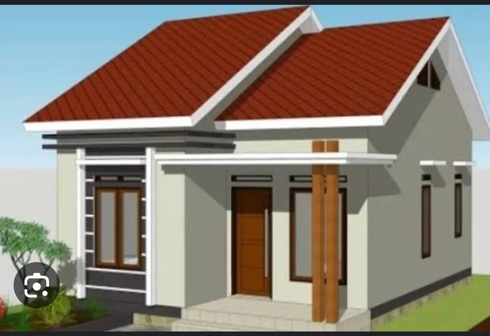 foto tampak rumah tipe 36 perumahan KOMPLEK GHINA GHANI