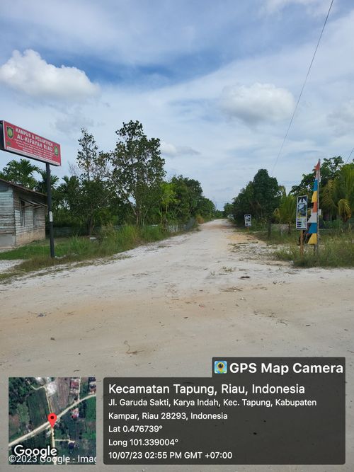 foto gerbang perumahan Vila Dekisa