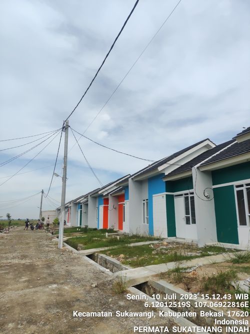 foto posisi tengah perumahan Permata Sukatenang Indah Tahap 4