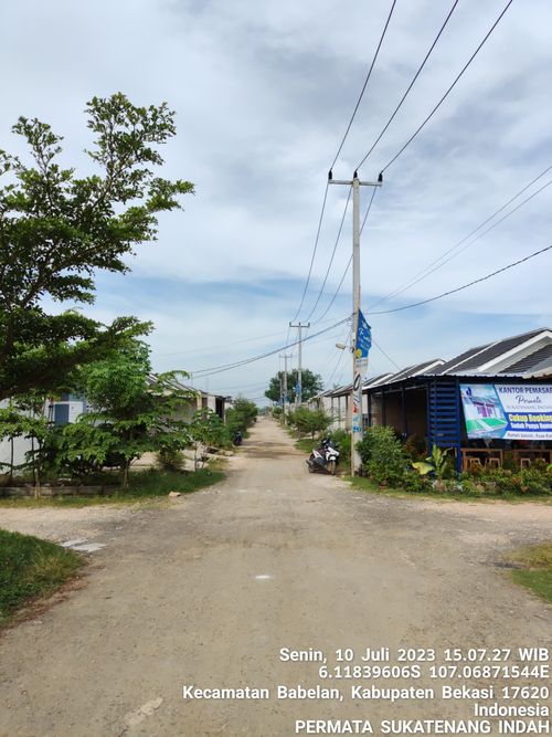 foto gerbang perumahan Permata Sukatenang Indah Tahap 4