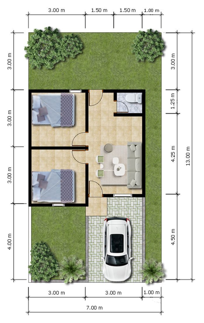 foto denah rumah tipe 36 M2 HARGA BARU perumahan IZRAR FAEYZA RESIDENCE
