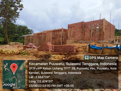 foto posisi tengah perumahan GRIYA LAND PUUWATU TAHAP II
