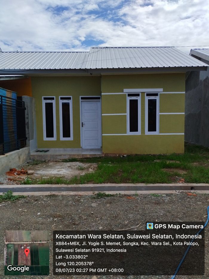foto tampak rumah tipe subsidi 36/84 m2 perumahan PARAKKASI ANANDITA RESIDENCE