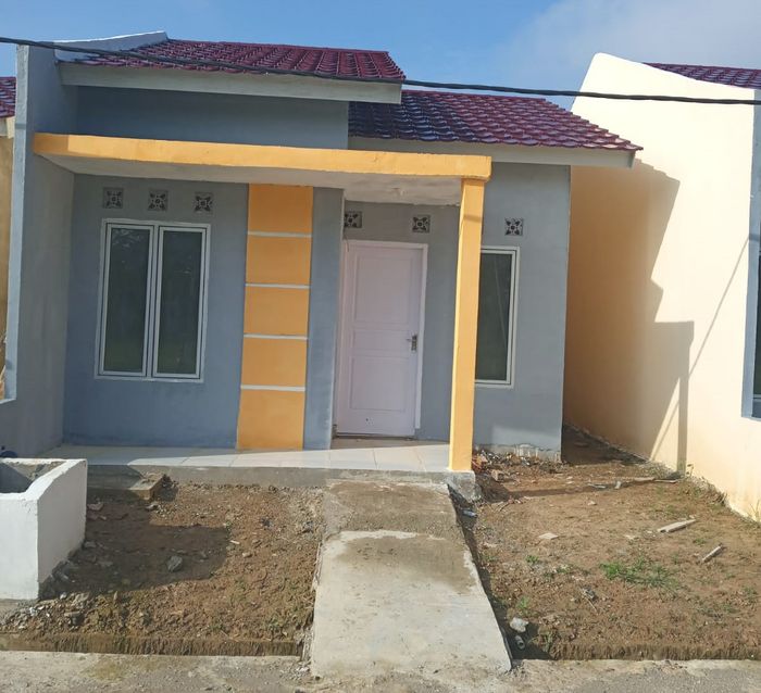 foto tampak rumah tipe LOTUS perumahan SUKOMORO CITY
