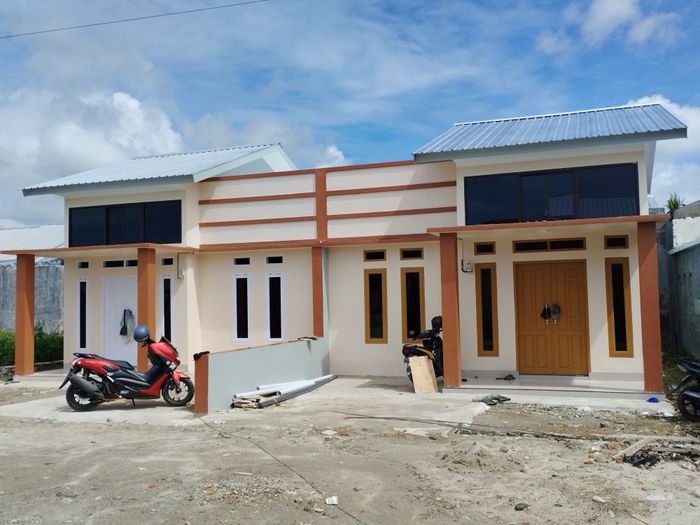 foto tampak rumah tipe 45 perumahan PARAKKASI ANANDITA RESIDENCE