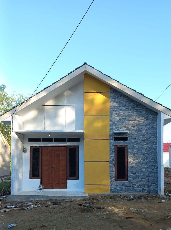 foto tampak rumah tipe 36 perumahan Bana Residence