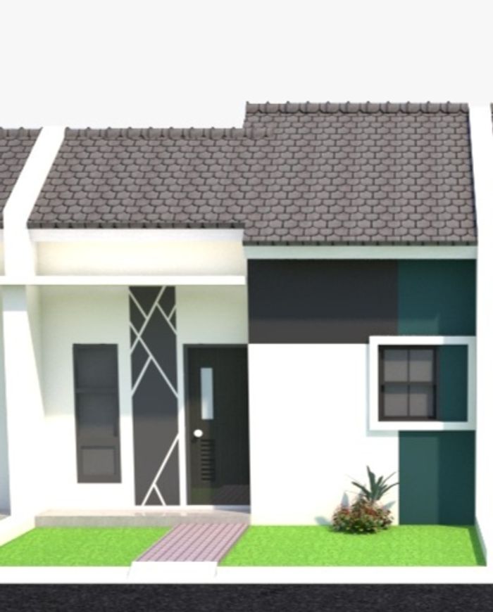 foto tampak rumah tipe 36/72 perumahan GRIYA AL KARIIM