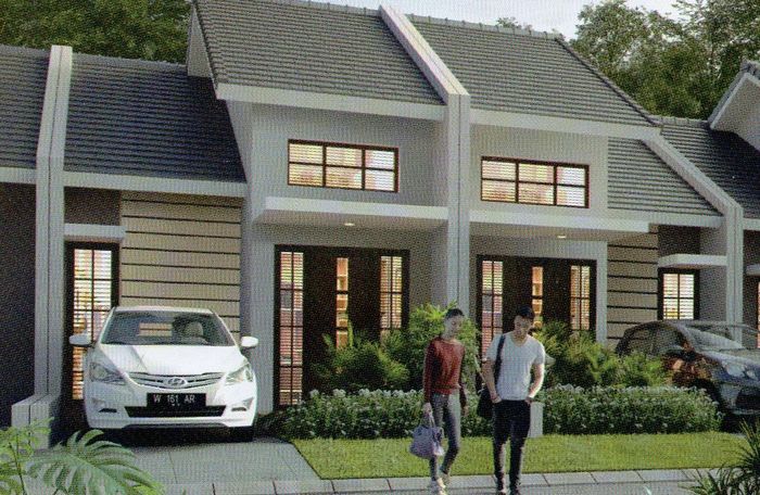 foto tampak rumah tipe 30/61 (2023) perumahan GRAND KENCANA MOJOKERTO TAHAP 4
