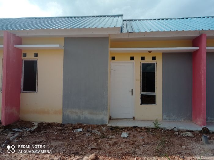 foto tampak rumah tipe 30/66 (subsidi 2023) perumahan Komplek Perumahan Graha Mentarau