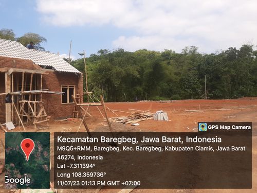 foto posisi tengah perumahan Villa Raja Tahap I