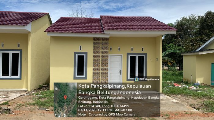 foto tampak rumah tipe 36 (HARGA BARU) perumahan BABEL RESIDENCE II
