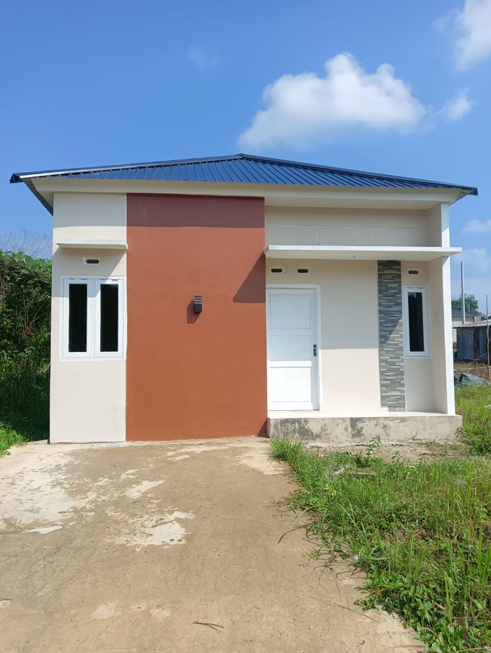foto tampak rumah tipe 36 perumahan Artistik Residence 2