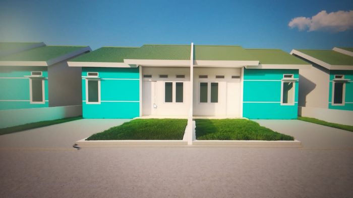 foto tampak rumah tipe 36/91 perumahan LILLI MAS REGENCY