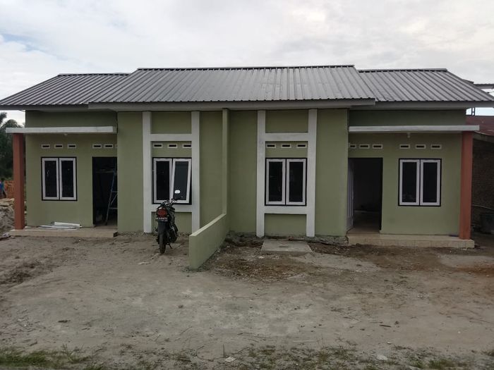 foto tampak rumah tipe 36 perumahan GRIYA MB CITY SYARIAH
